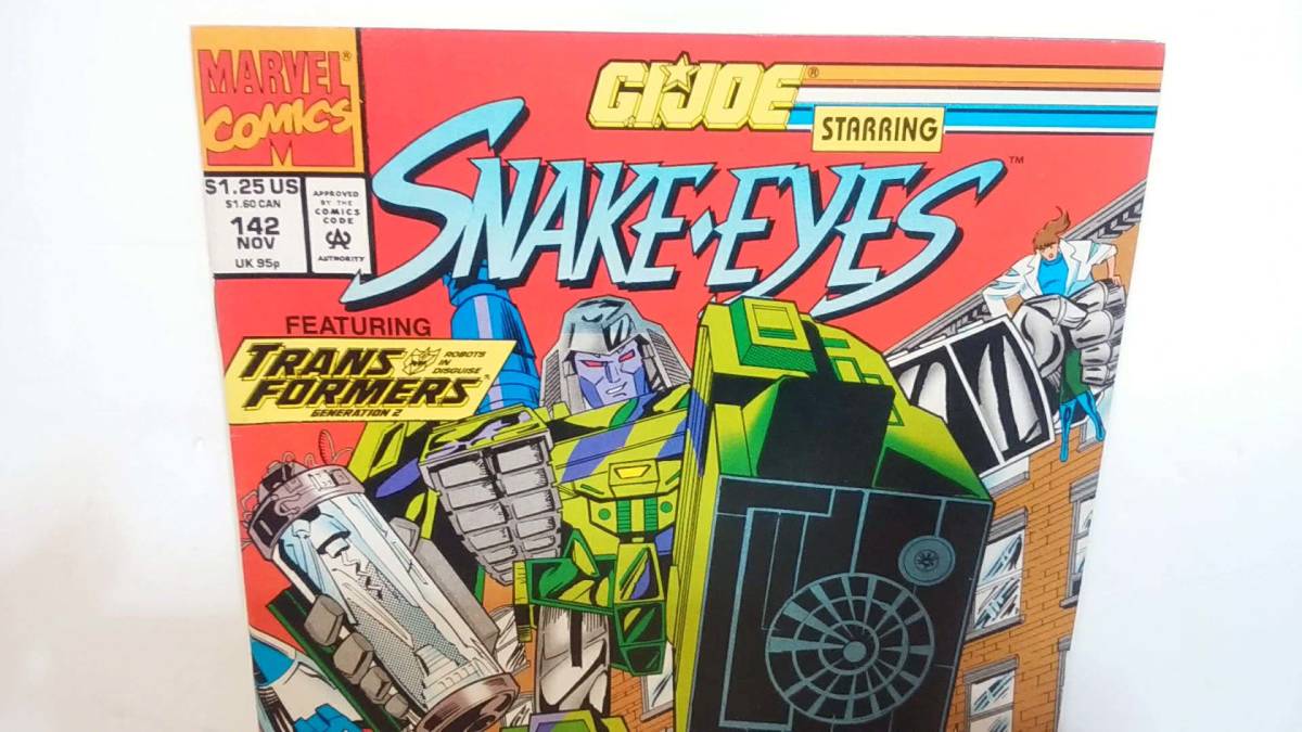 American comics アメコミ「G.I.Joe A Real American Hero SNAKE EYES Vol.1 No.142,November,1993・G.I.ジョー スネークアイズ」 MARVELの画像2