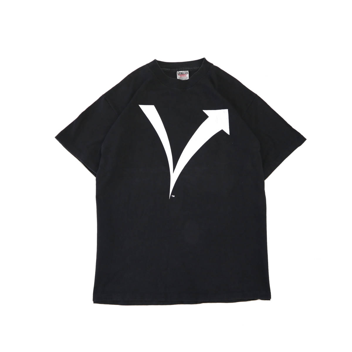 ビンテージ 80s 90s oneita 企業物 両面 プリント Tシャツ Lサイズ art