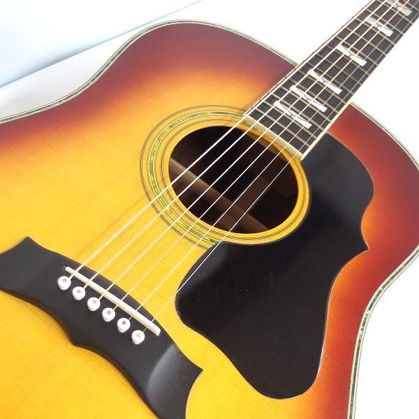 ★Morris/モーリス MG-100ST アコースティックギター/アコギ 縦ロゴ ジャパンビンテージ ハードケース付 同梱×/180 6