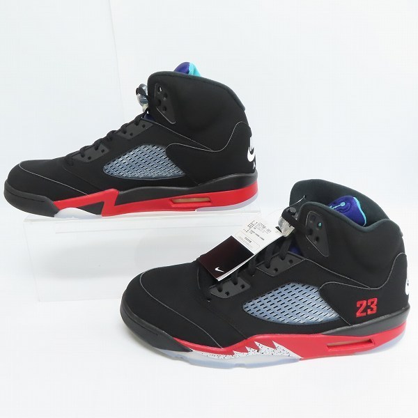 【未使用】NIKE/ナイキ AIR JORDAN 5 RETRO TOP 3 エアジョーダン5 トップ3 CZ1786-001/32 /080_画像4