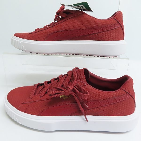 【未使用】PUMA/プーマ BREAKER SUEDE/ブレーカー スエード レッド 366077 02/26 /080_画像4