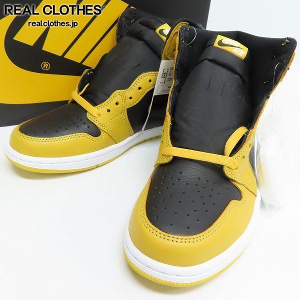 【未使用】NIKE/ナイキ Air Jordan 1/エアジョーダン1 High Pollen スニーカー 555088-701 /27.5 /080_詳細な状態は商品説明内をご確認ください。