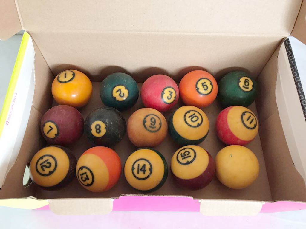 F0113 ビリヤードボール 15玉(ビリヤード)｜売買されたオークション情報、yahooの商品情報をアーカイブ公開 -  オークファン（aucfan.com）