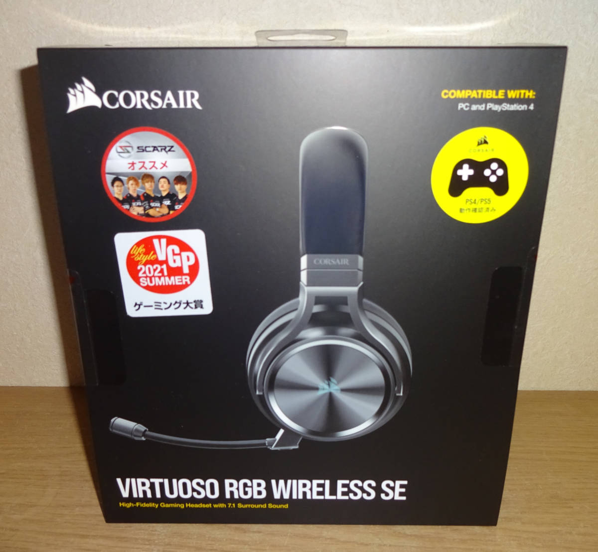 Corsair VIRTUOSO RGB WIRELESS SE Hi-Fi ワイヤレス ゲーミング ヘッドセット(ヘッドフォン)｜売買された