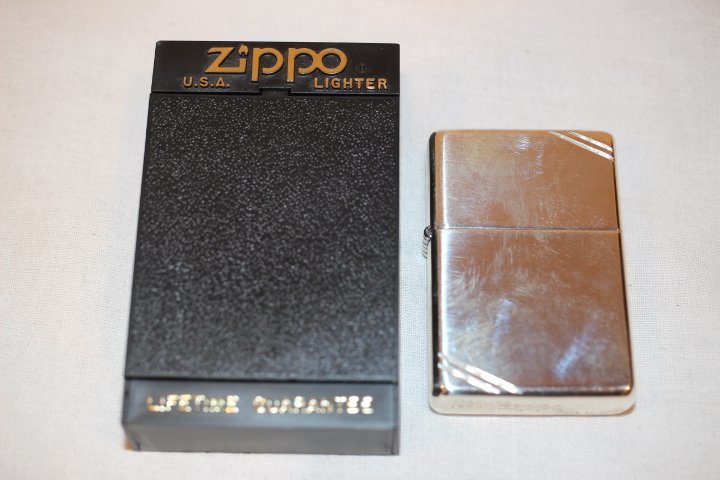 Zippo ジッポー STERLING 1996 未使用品 オイルライター ケース付 894