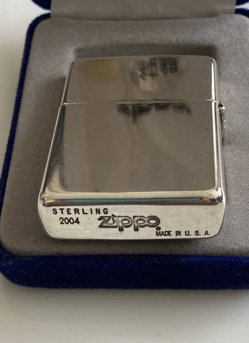 開店記念セール!】 zippo ジッポー スターリング 純銀 春山 虎 手彫り