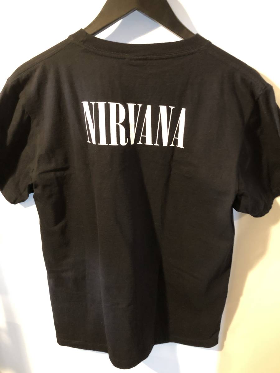 ★USA古着 NIRVANA ニルヴァーナ Tシャツ BLEACH 両面プリント Mサイズ_画像4