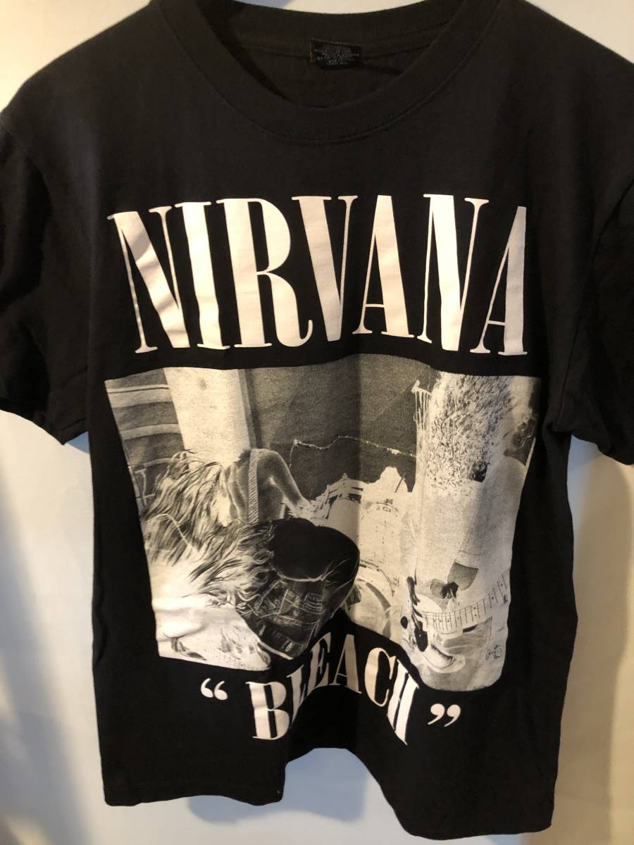 ★USA古着 NIRVANA ニルヴァーナ Tシャツ BLEACH 両面プリント Mサイズ_画像3