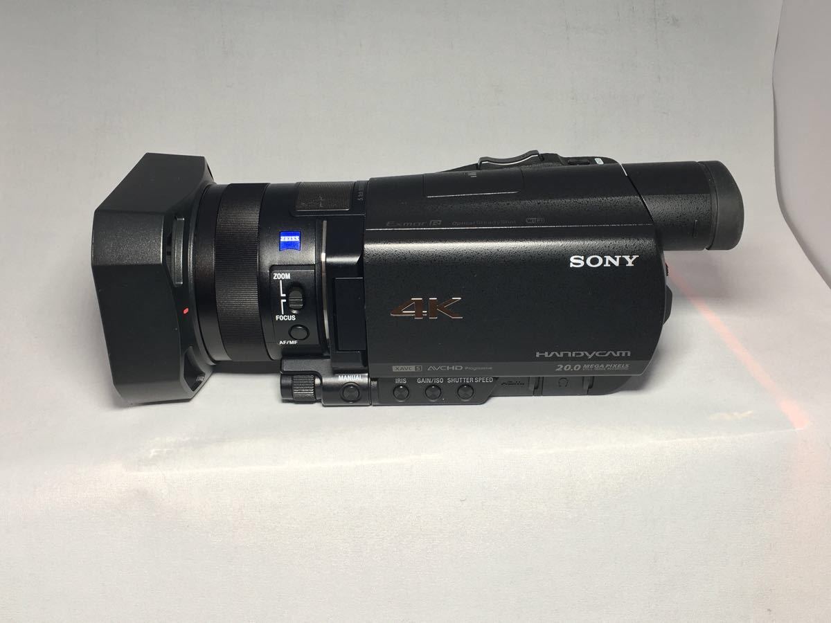 完動品 SONY FDR-AX100 4Kビデオカメラ