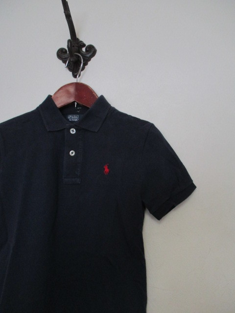 polobyRalphLauren Ralph Lauren navy blue polo-shirt size 6 120 rank (51822