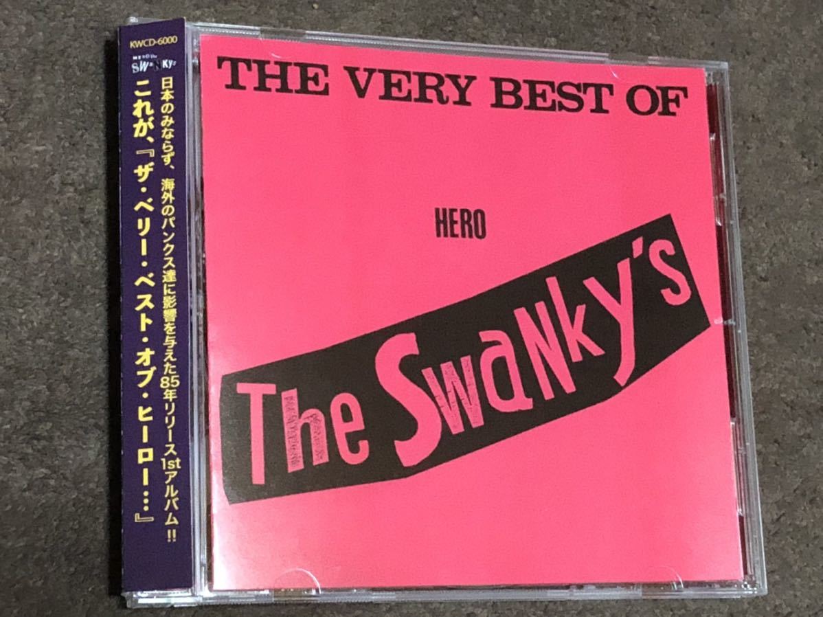 The SWANKYS Very Best Of Hero スワンキーズ / GAI CHAOS UK DISORDER EXTREME NOISE  TERROR GISM GAUZE 白 KURO CONFUSE