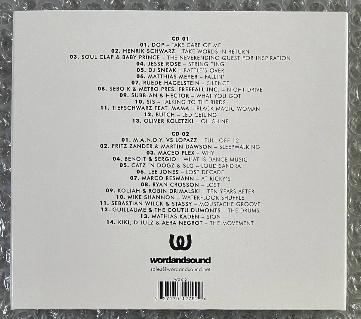 o65 Various 2CD Watergate X Minimal Tech Deep House Techno Classic Watergate Club Electronic Compilation 中美古品_画像2
