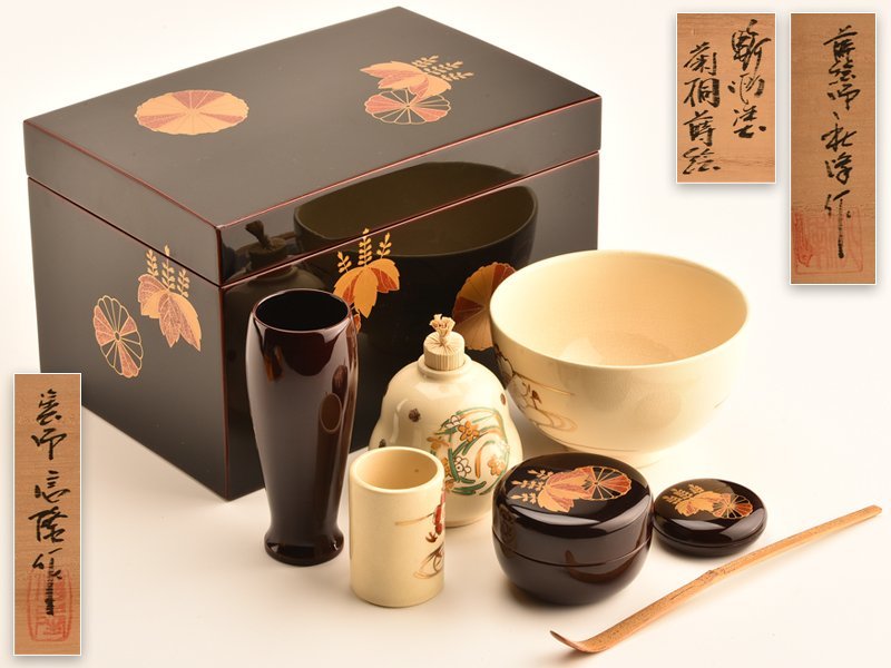90%以上節約90%以上節約茶道具 茶箱 輪島塗 雪月花蒔絵 漆芸
