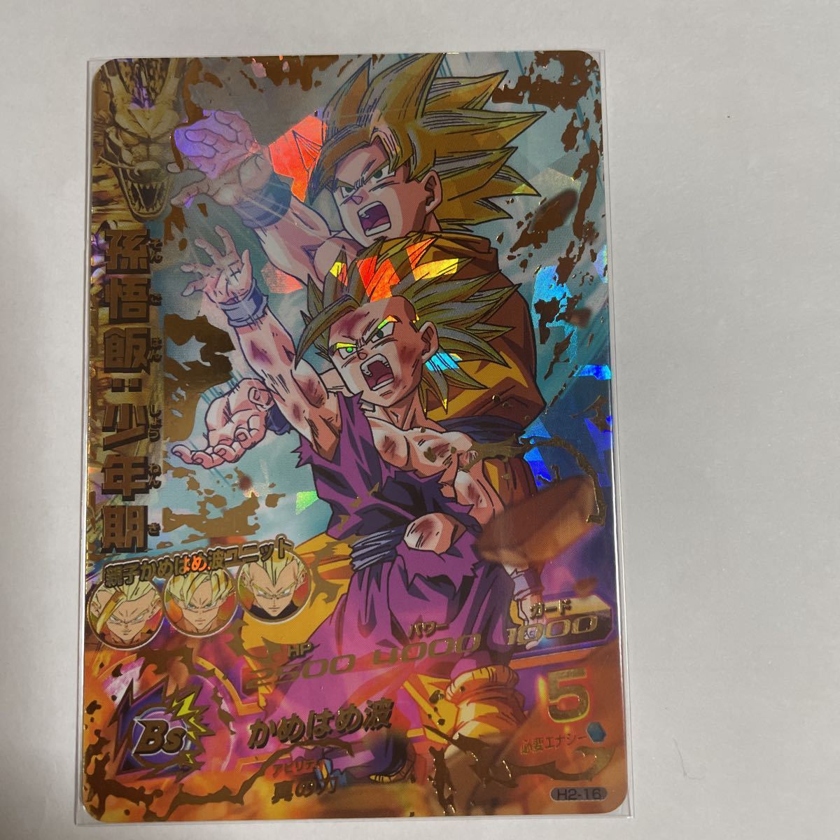 ドラゴンボールヒーローズ H2-16 孫悟飯:少年期 美品 gama-shop.ro