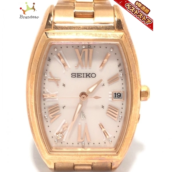 SEIKO(セイコー) 腕時計 LUKIA(ルキア) 1B32-0AD0 レディース 白