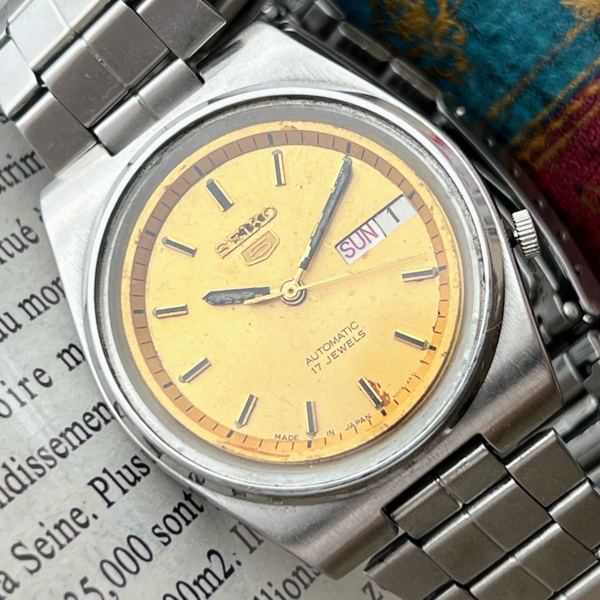 激レア】美品 セイコー SEIKO メンズ 機械式 腕時計 自動巻き