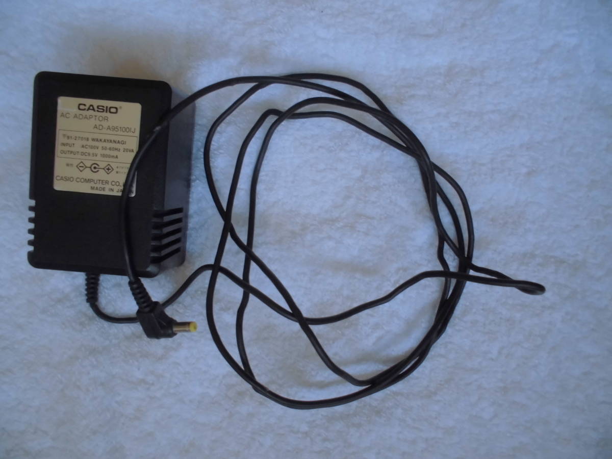 CASIO name Land AC adaptor CASIO AD-A95100IJ Junk 