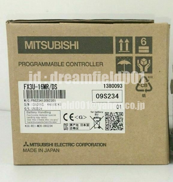 新品【東京発☆可】MITSUBISHI/三菱 FX3U-16MR/DS マイクロ