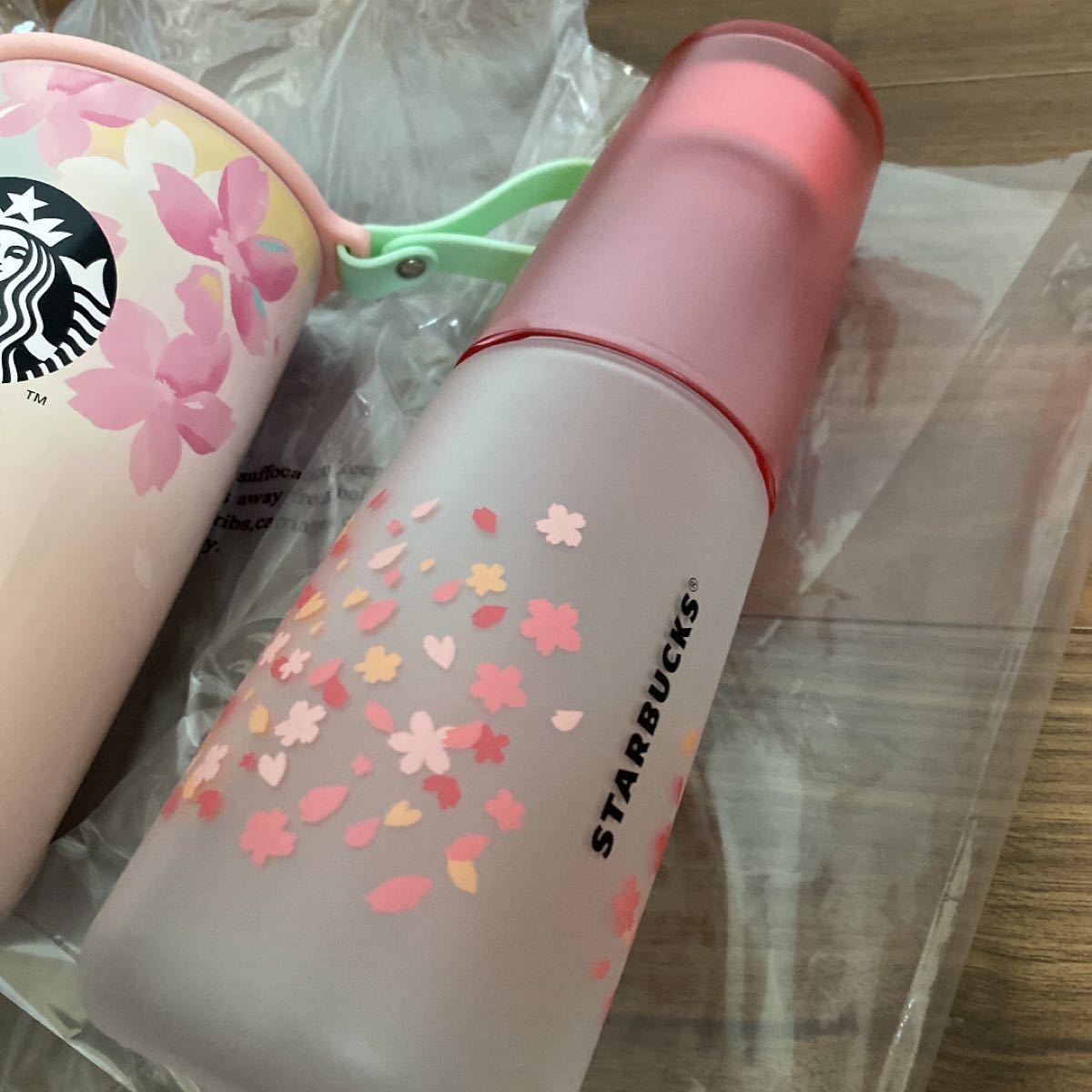 スターバックスSAKURA　ストラップカップ　ステンレスボトル　クレイブボトル　3個セット　新品未使用　スタバ　Starbucks