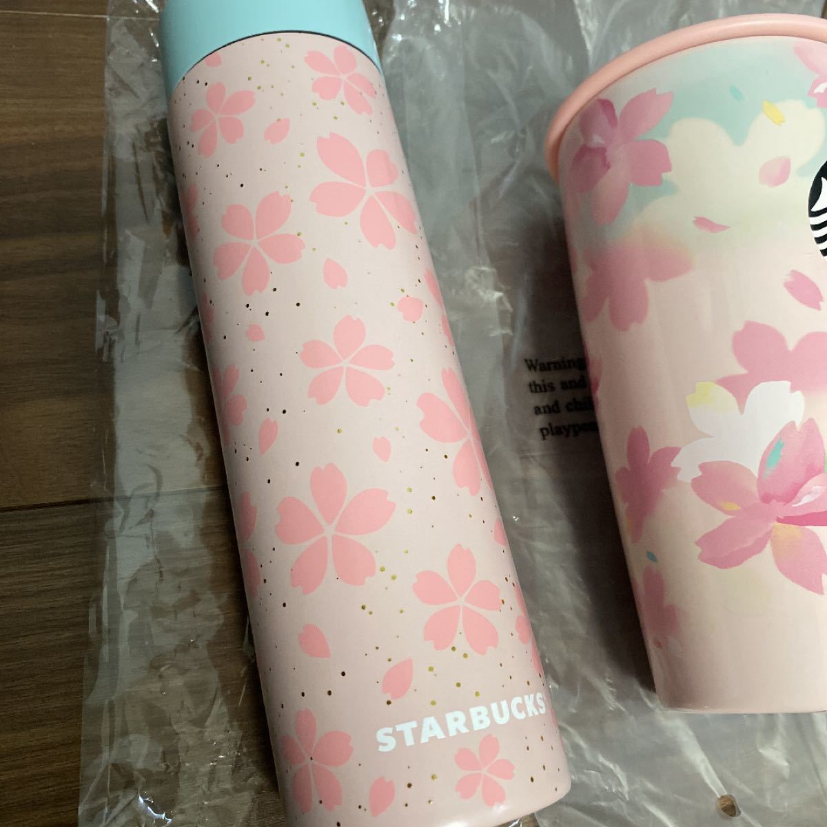 スターバックスSAKURA　ストラップカップ　ステンレスボトル　クレイブボトル　3個セット　新品未使用　スタバ　Starbucks