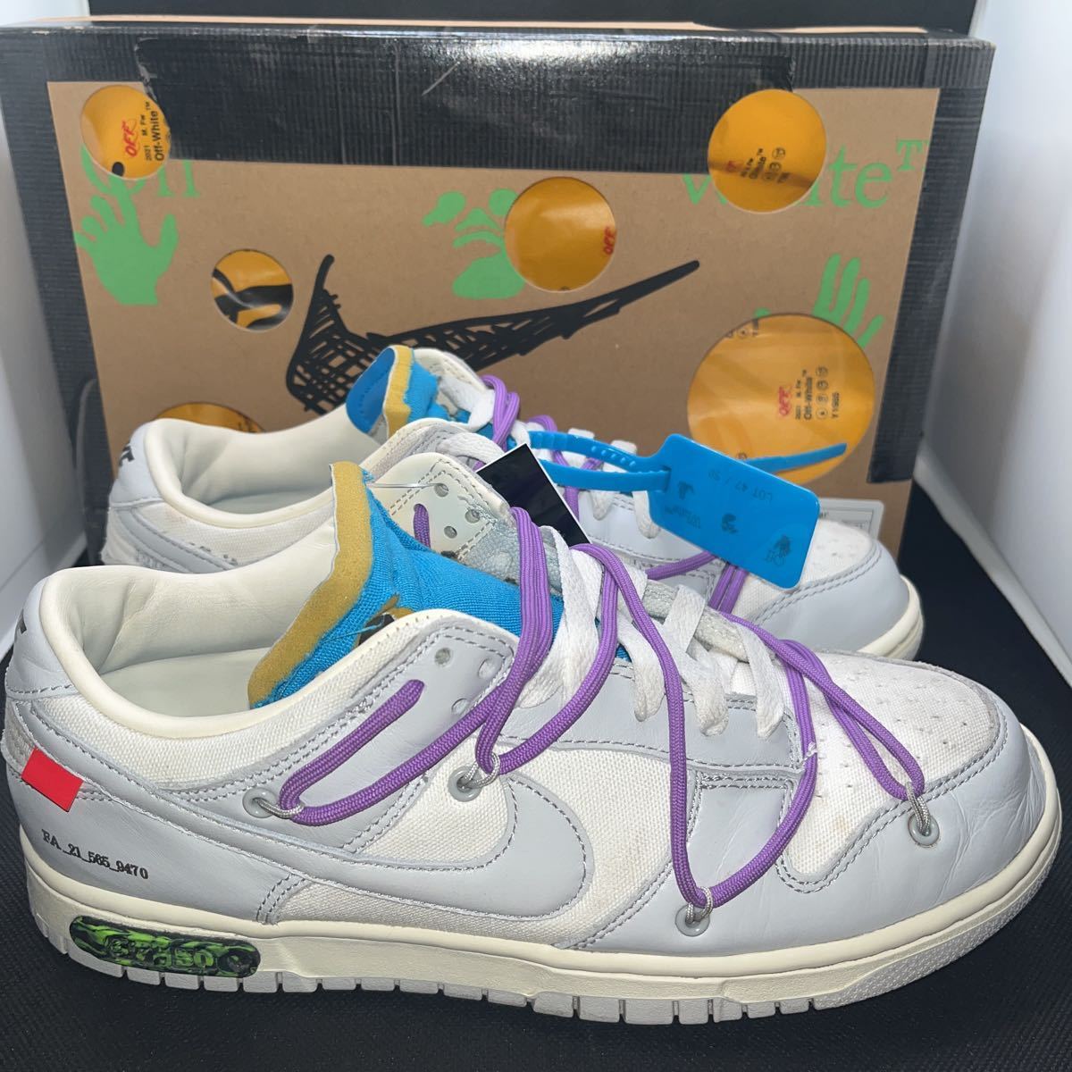 Off White Dunk lot 47オフホワイトダンクナイキ スニーカー