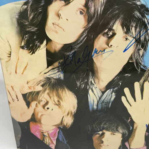 ★ローリング・ストーンズ(Rolling Stones) メンバー直筆サイン入り LPレコード1969年当時ヴィンテージレコード ミック・ジャガー