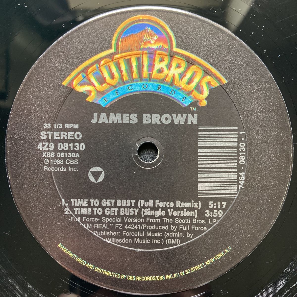 12inch JAMES BROWN / TIME TO GET BUSY_画像3