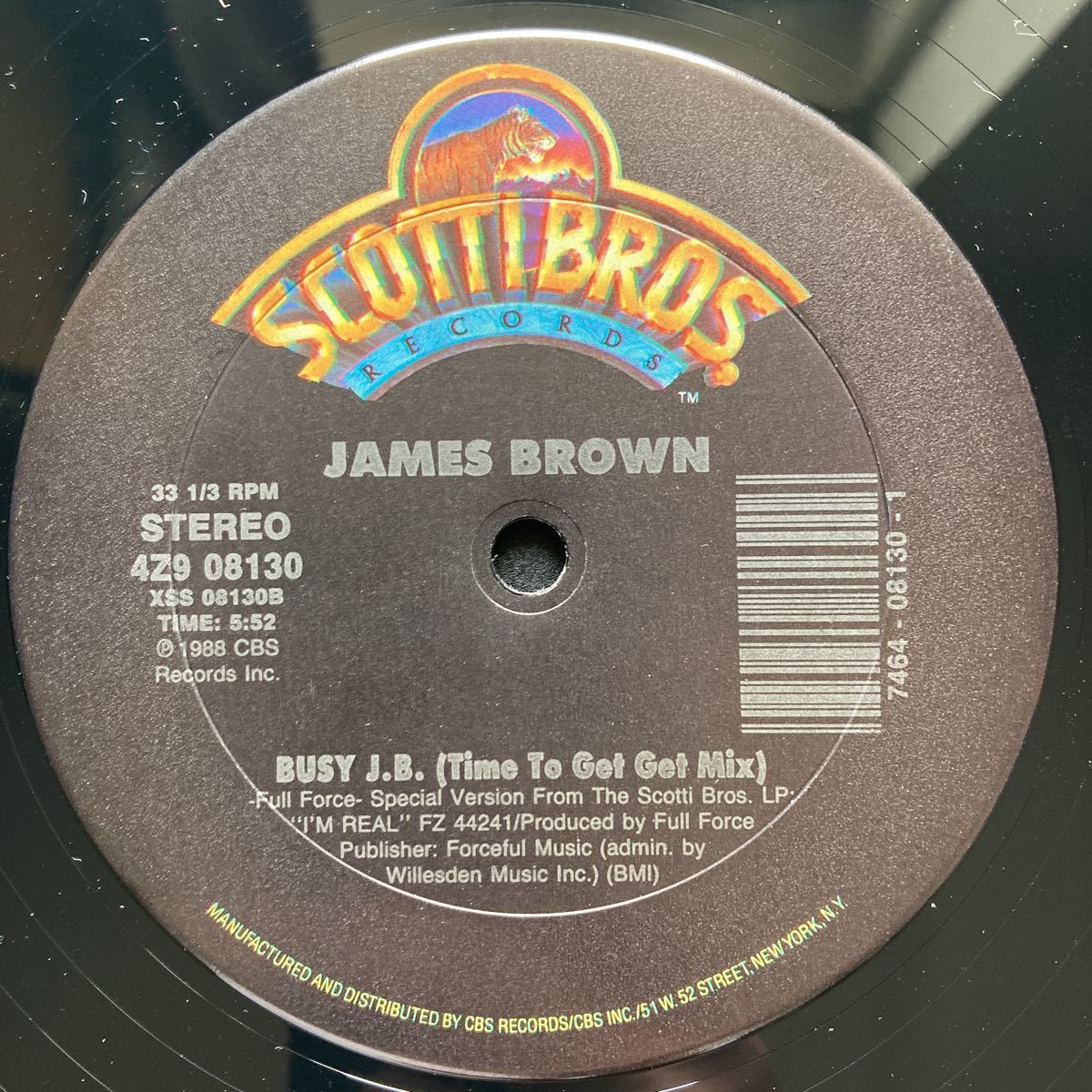 12inch JAMES BROWN / TIME TO GET BUSY_画像4