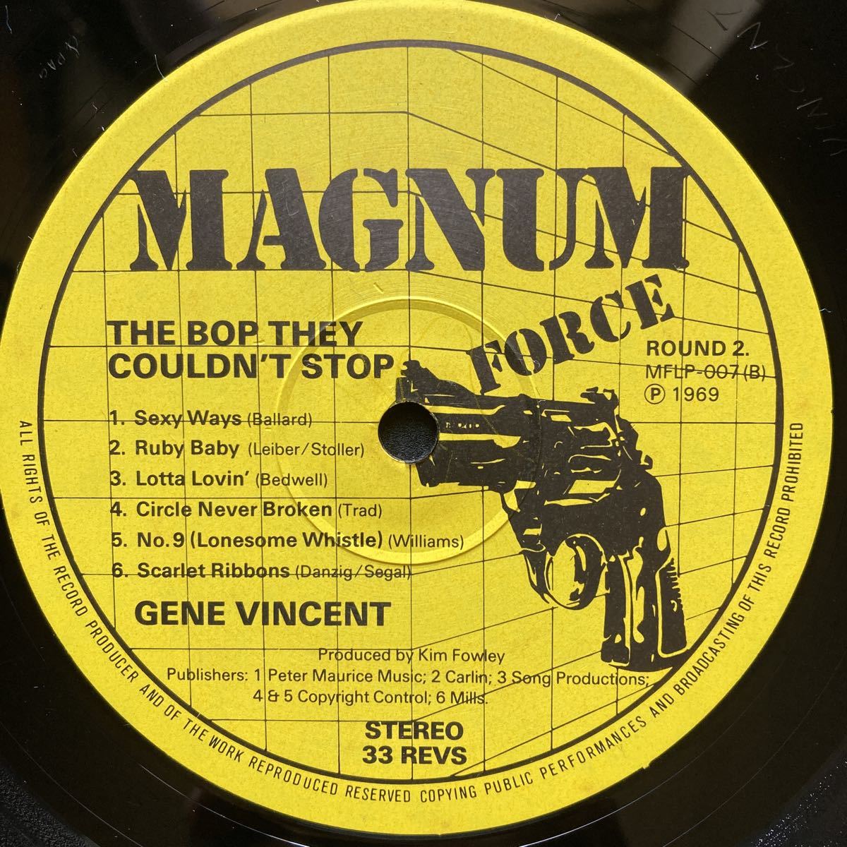 LP GENE VINCENT / THE BOP THEY COULDN'T STOP_画像8