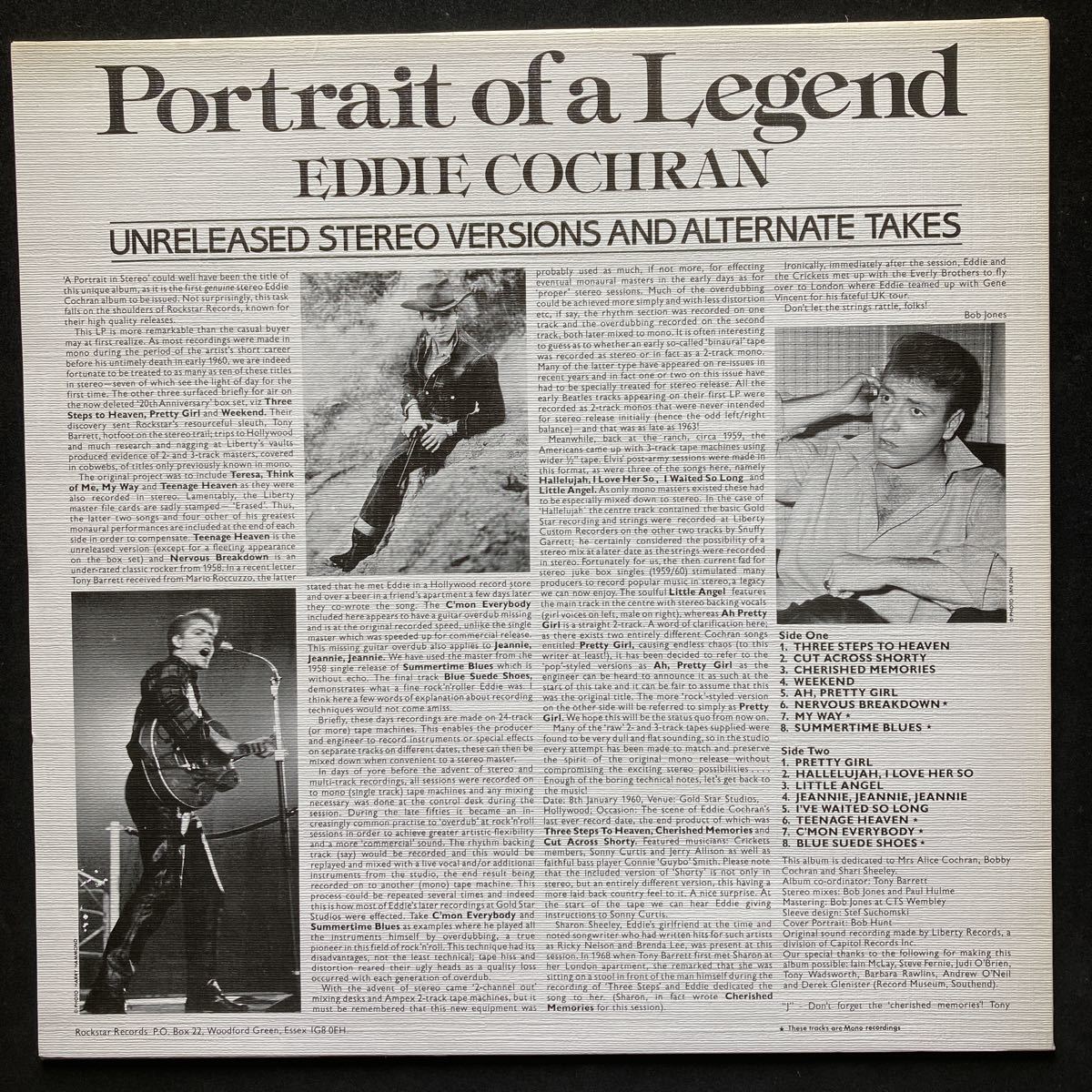 LP EDDIE COCHRAN / PORTRAIT OF A LEGEND_画像2