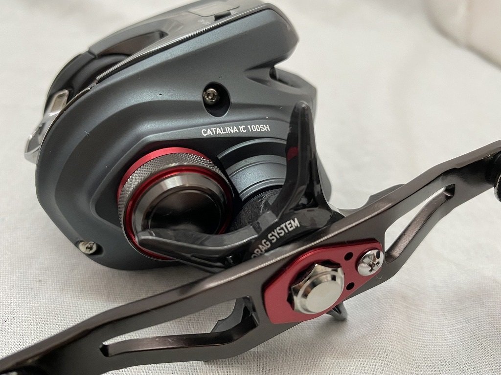 ■超綺麗【DAIWA ダイワ CATALINA IC 100SH 7.1 PE 1-200m 630004 キャタリナ 高剛性ICカウンター ベイト オフショアゲーム】SH-14268_画像2