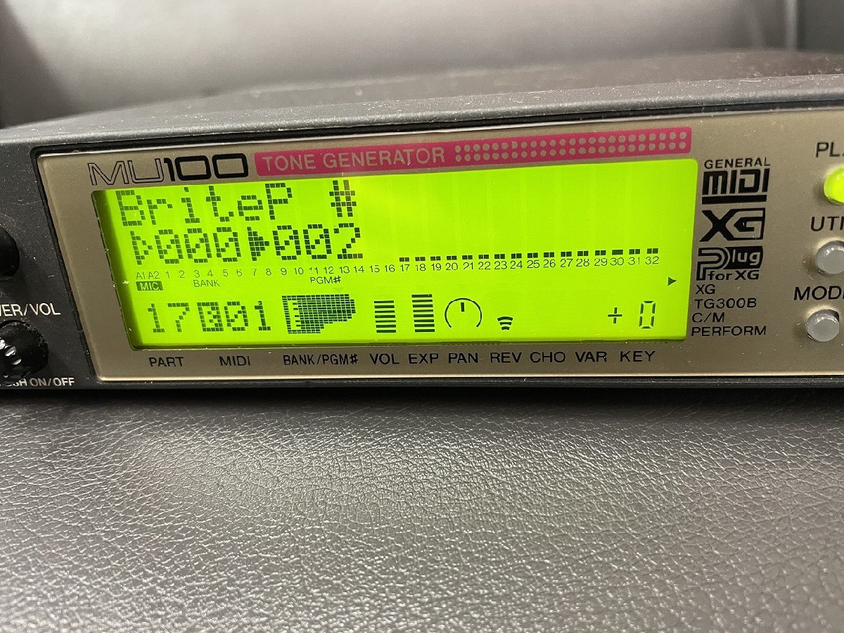 2023国産 ローランド 音源モジュール YAMAHA MU100 美品2点セット