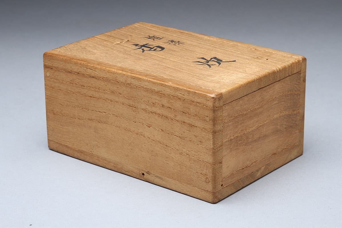 ED053 時代物 堆漆香炊 幅9.5cm 重155g 木箱附・剔漆香炊・堆漆空薫器 香道具