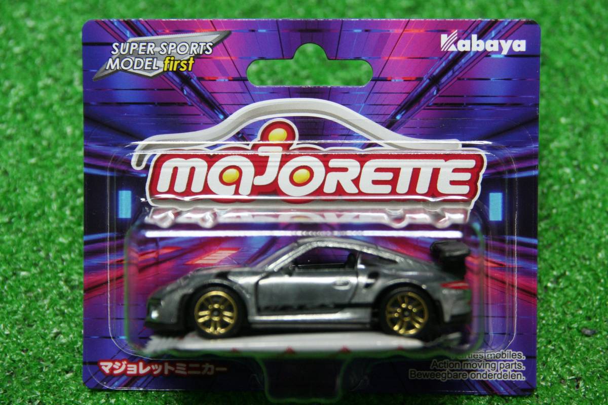 マジョレット スーパースポーツ コレクション first PORSCHE ポルシェ 911GT3 RS ZAMAC_画像1