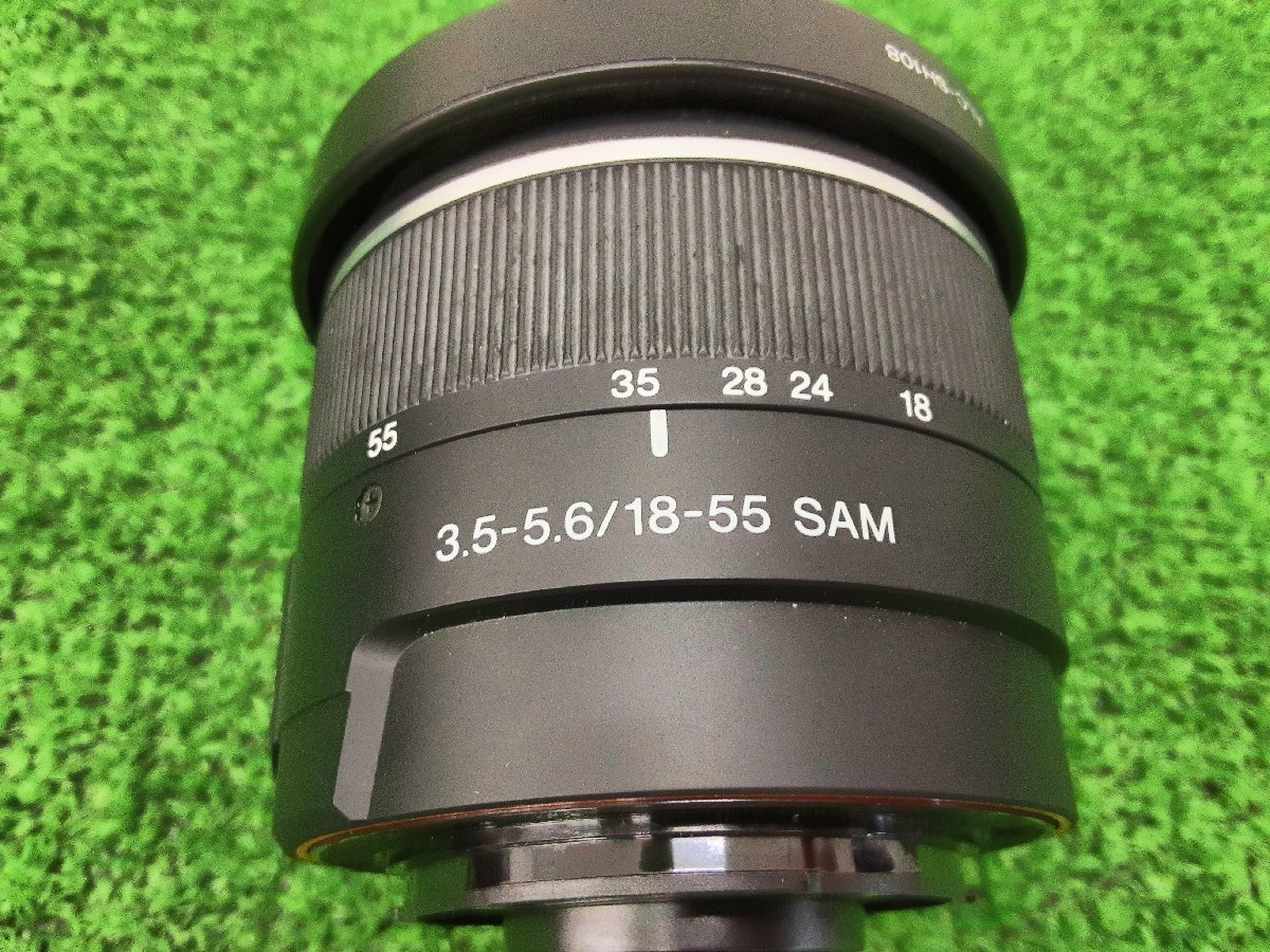☆71　中古　カメラ　デジタル一眼レフカメラ　SONY　ソニー　DSLR-A550(本体)　3.5-5.6/18-55 SAM 0.25m/0.82ft（レンズ）　_画像7