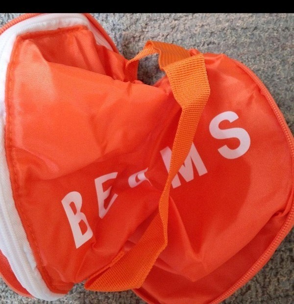 【未使用品】BEAMS ビームス＊コンパクトクーラーバッグ オレンジ 保冷バッグ