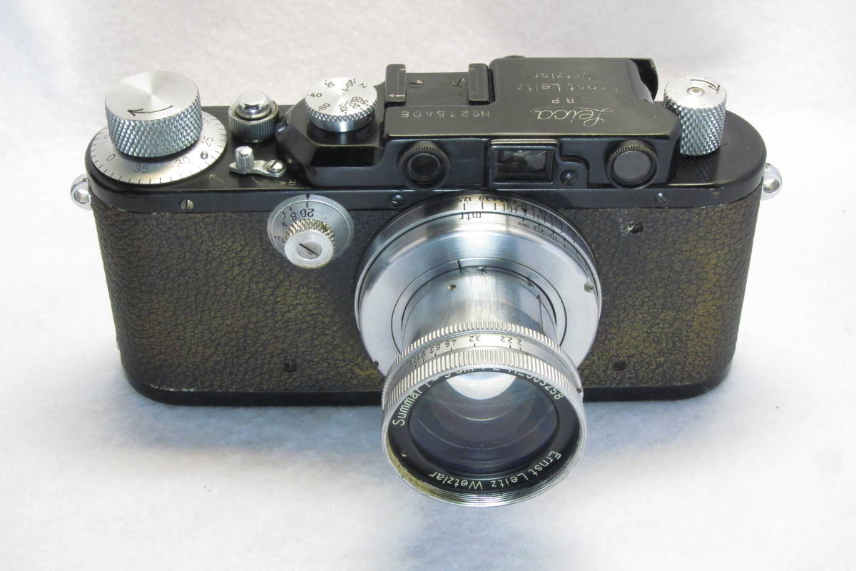 美品 整備済 希少なセミクローム Leica DⅢ Summar F=5cm 1:2 Ernst Leitz Wetzlar 