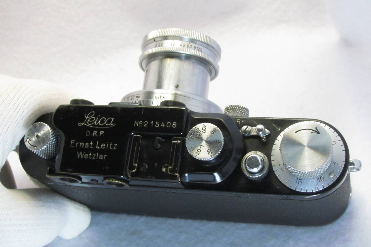 美品 整備済 希少なセミクローム Leica DⅢ Summar F=5cm 1:2 Ernst Leitz Wetzlar 