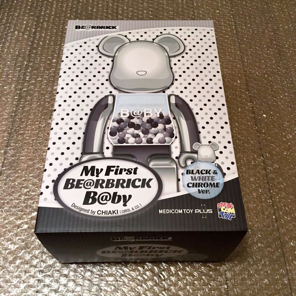 新品未開封 MY FIRST BE@RBRICK B@BY BLACK & WHITE CHROME 100 新品未開封 MY FIRST BE@RBRICK B@BY BLACK & WHITE CHROME 100