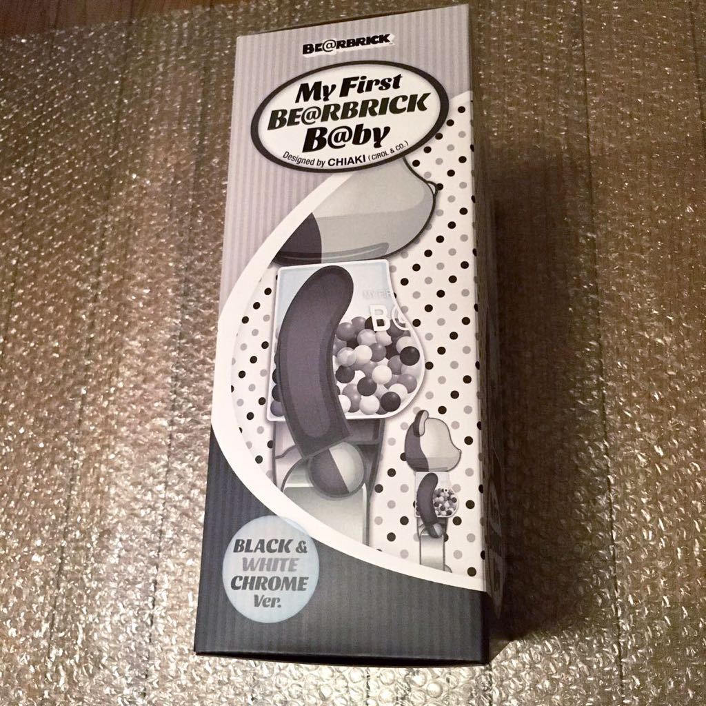 新品未開封 MY FIRST BE@RBRICK B@BY BLACK & WHITE CHROME 100 新品未開封 MY FIRST BE@RBRICK B@BY BLACK & WHITE CHROME 100