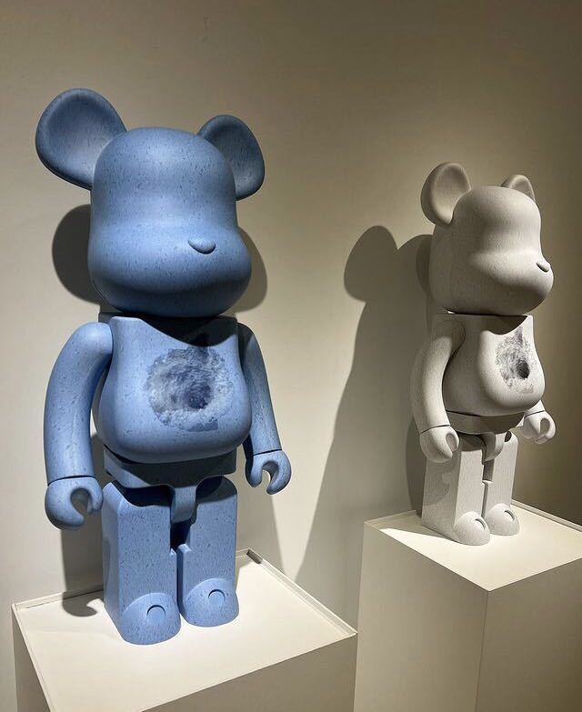 新品輸送箱未開封 BE@RBRICK Snarkitecture × Blackrainbow 1000% Blue edition Daniel Arsham ダニエルアーシャム sorayama 空山基_画像7