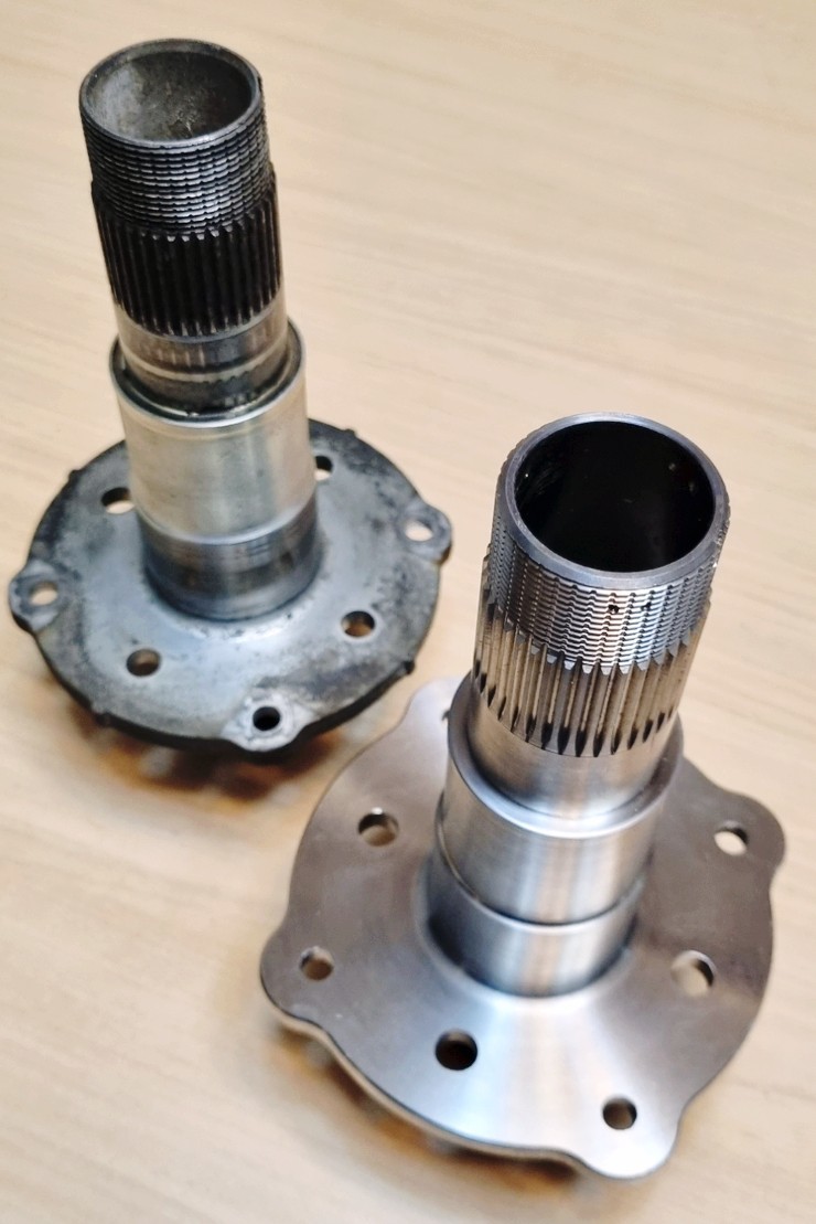 66-E ◇ テスト出品! NSR250 MC28チタン合金リアアクスルCOMP 66-E ◇ テスト出品! NSR250 MC28チタン合金リアアクスルCOMP