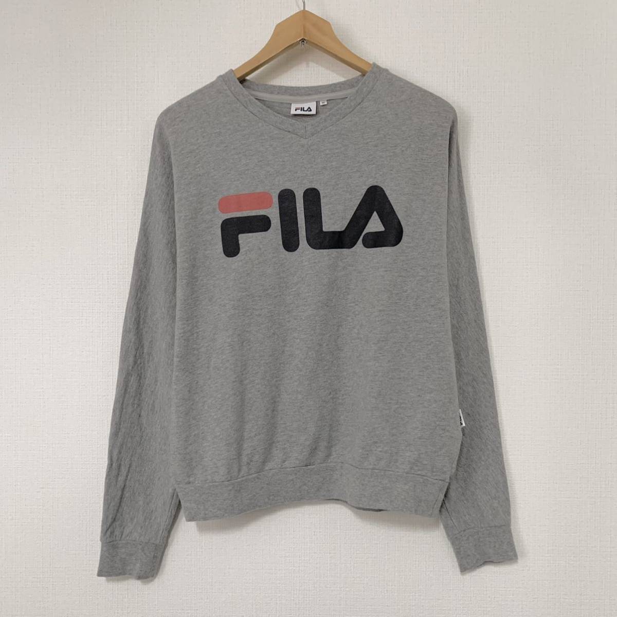 FILA(ITA)ビンテージスウェットシャツ　M グレー