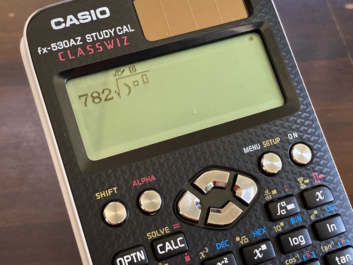 最高級 CASIO 関数電卓 fx-530AZ STUDY CAL