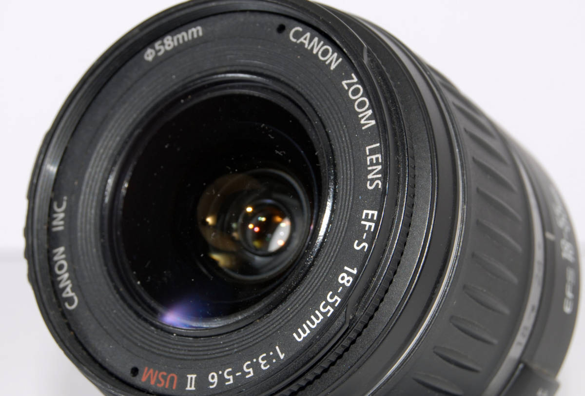 ◆初心者入門＆極上美品◆ Canon キャノン EF-S 18-55mm F3.5-5.6 Ⅱ USM 付属品多数有り_ぜひ手に入れたい質感も格別な逸品です★