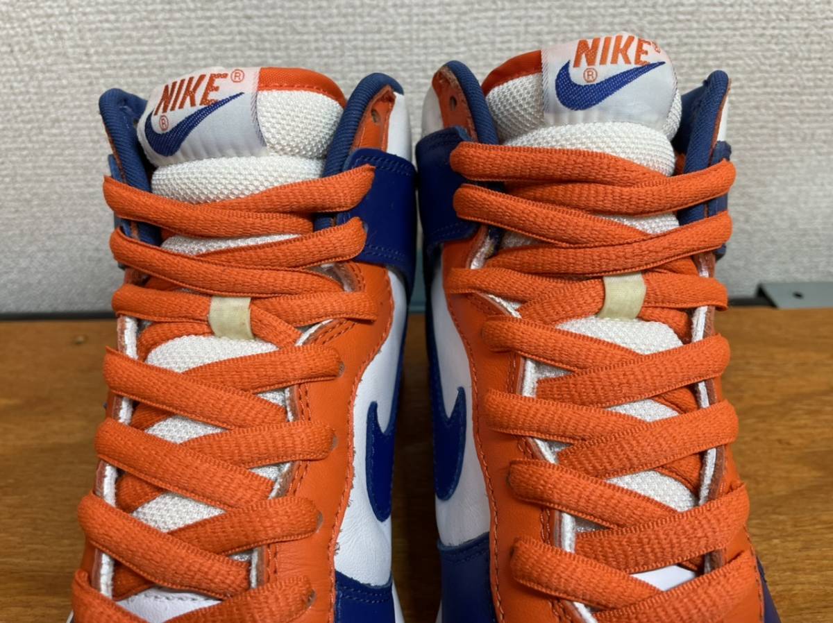 年製 NIKE DUNK HIGH US7 .0ｃｍ KNICKS ニックスカラー ダンク