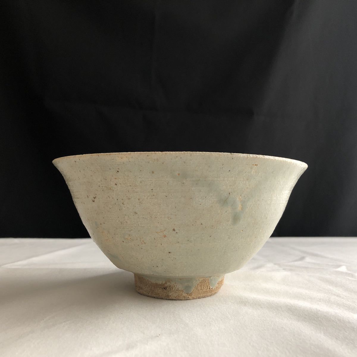 李朝 初期 白磁 茶碗 17cm | contifarma.pe