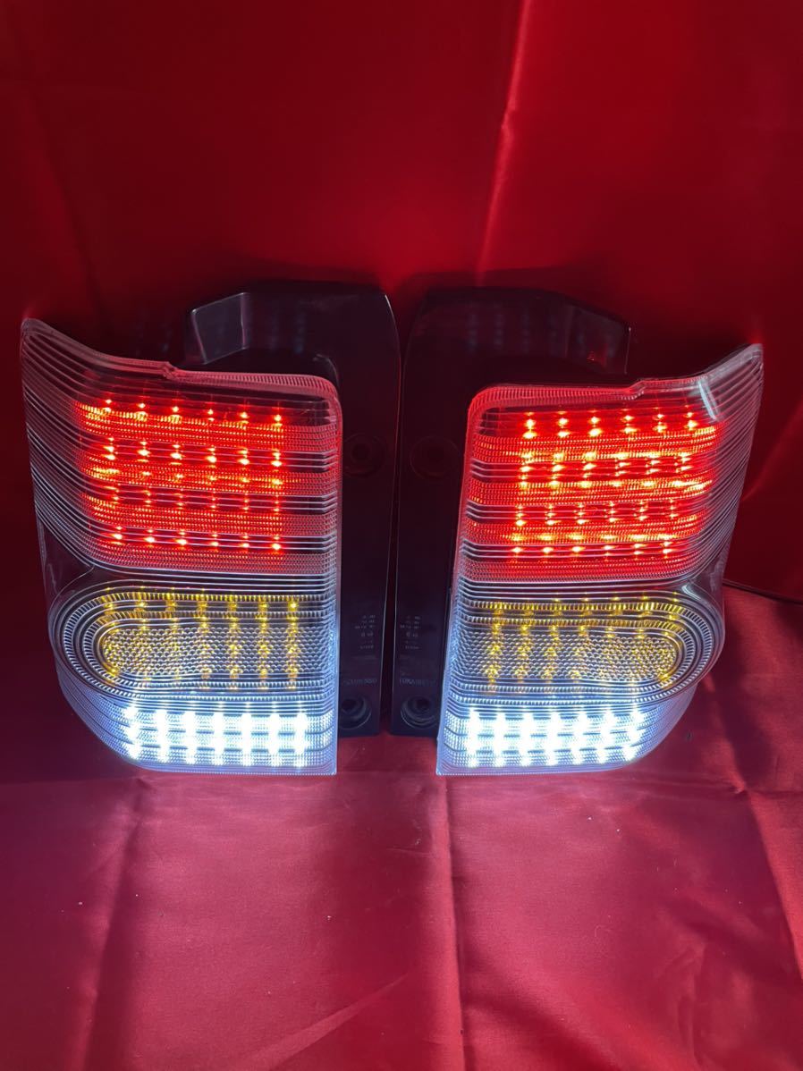 爆売り! L575Sムーヴコンテカスタム 純正加工 フルLEDテール 流星