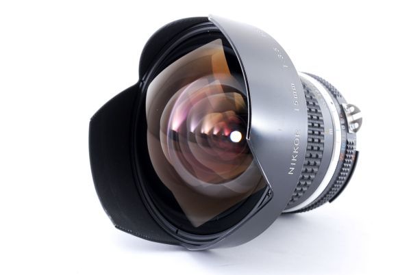 【希少レンズ/美品】Nikon ニコン Ai-s NIKKOR 15mm F3.5 魚眼レンズ 動作確認済み yk.05.68_画像2