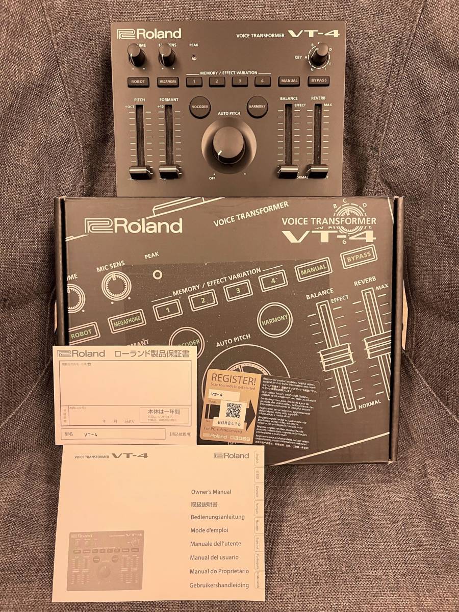 ROLAND VT-4 Voice Transformer ボイストランスフォーマー